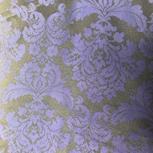 Ted Baker Capri Pants Womens Size 4 (8-10) Purple Black Floral - Picture 10 of 11